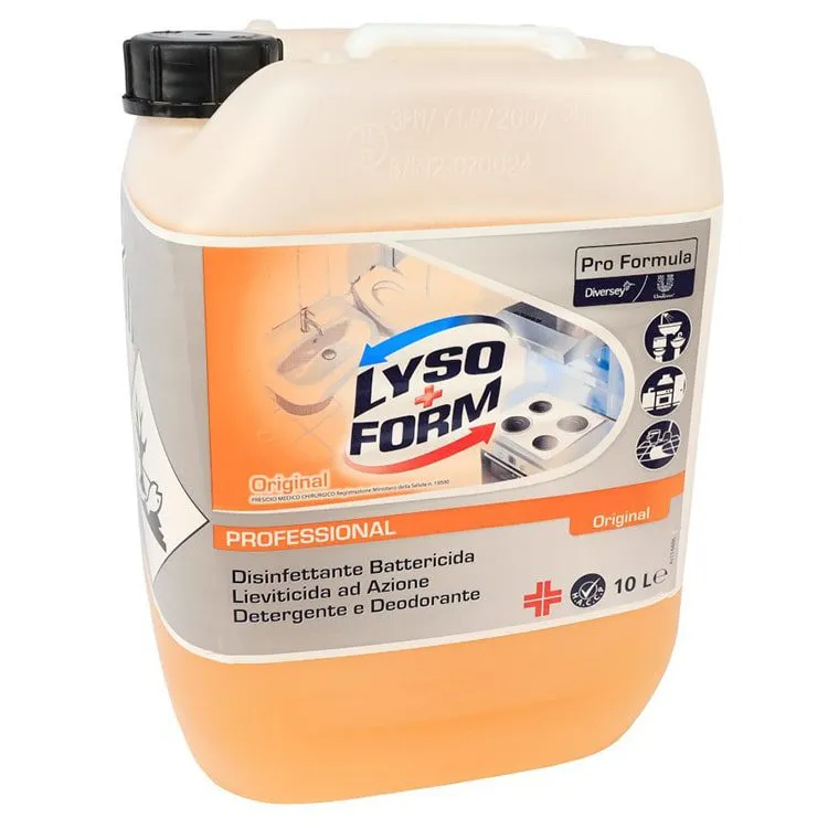Detergente lavapavimenti industriale concentrato Lysoform Original Professional haccp pmc 10lt