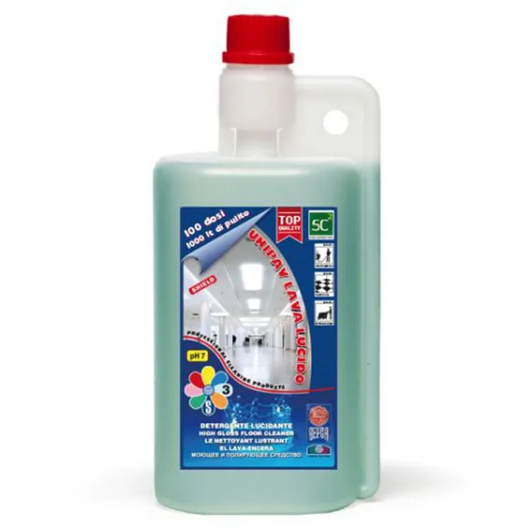 Detersivo pavimenti professionale neutro concentrato Unipav Lavalucido 5C 1lt