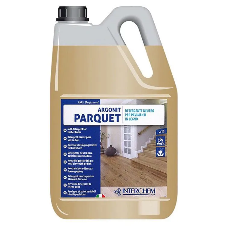 Detersivo per pavimenti in legno concentrato professionale Argonit parquet 5lt