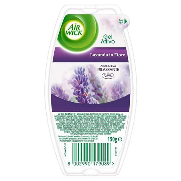 Deodorante gel attivo Air Wick con diffusore professionale
