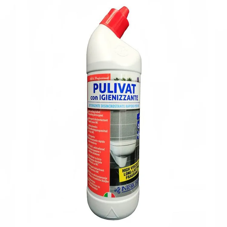 Pulivat detergente igienizzante per WC professionale 1 litro.