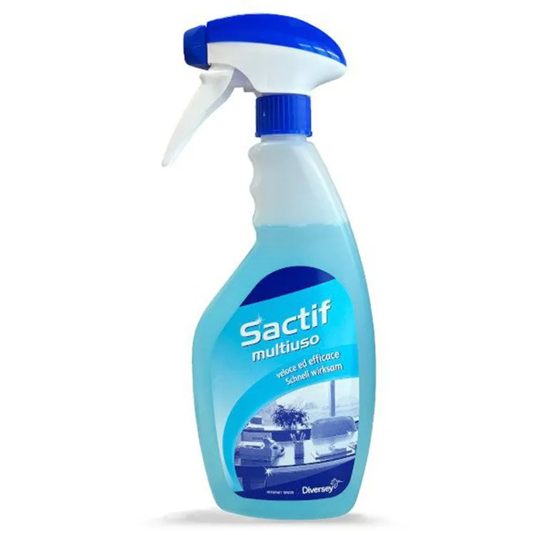 Sactif detergente vetri e superfici multiuso professionale 750 ml.