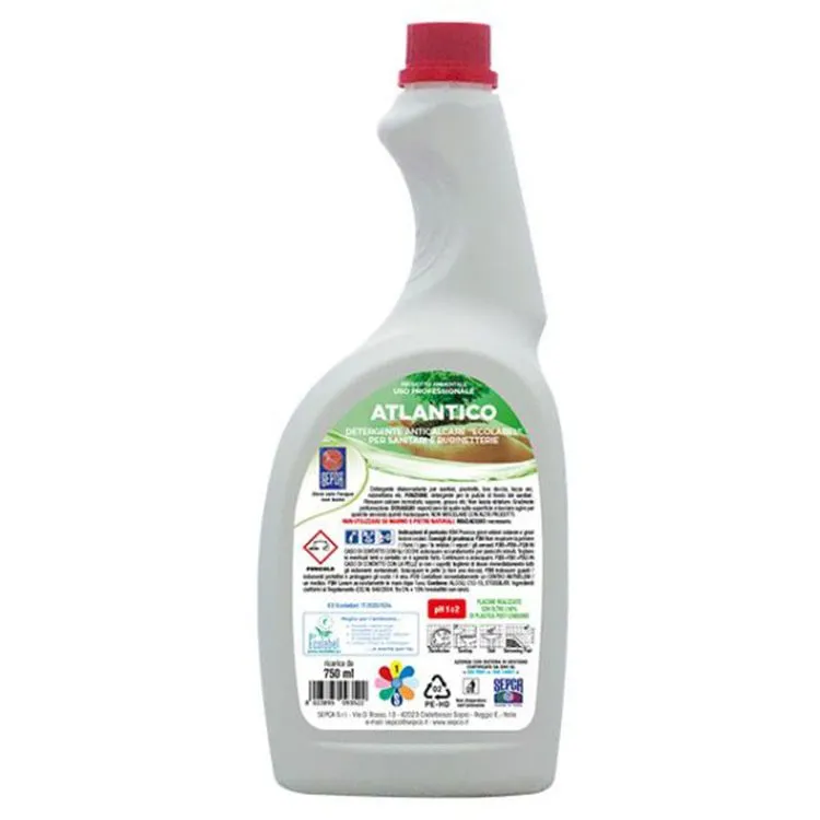 Spray anticalcare biodegradabile Atlantico Ecolabel 750 ml.