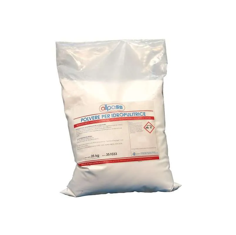 Polvere detergente per idropulitrice Allpass, ideale per esterni auto 20 kg