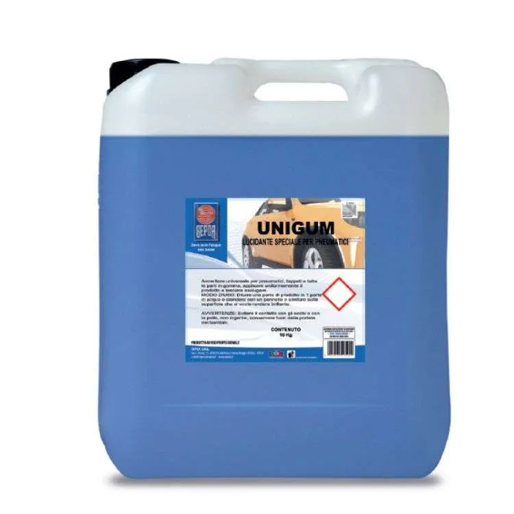 Protettivo pneumatici nero lucido Unigum Sepca 10 litri