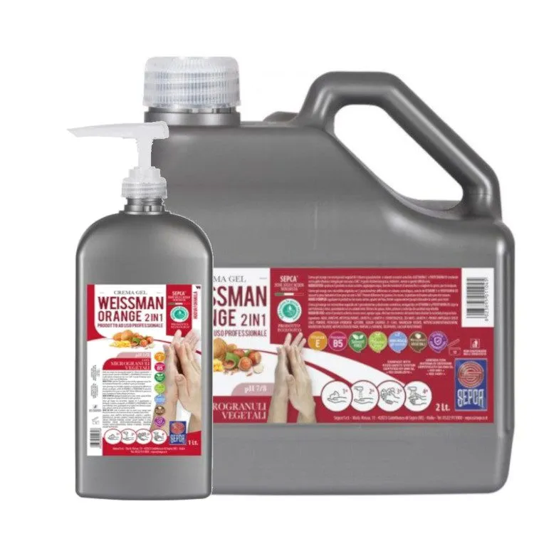 Weissman Orange Sepca con dispenser, disponibili 2 formati