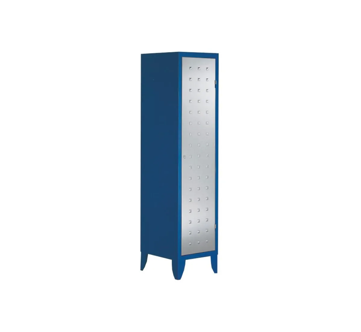 Armadio spogliatoio design 1 anta inox 415x500x1800 blu Armadio spogliatoio design 1 anta inox 415x500x1800 blu