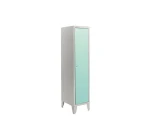 Armadio spogliatoio hpl 1 anta verde chiaro 415x500x1800
