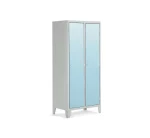 Armadio spogliatoio hpl 2 ante celeste 800x500x1800