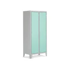 Armadio spogliatoio hpl 2 ante verde chiaro 800x500x1800