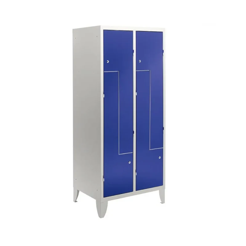 armadietto combi 4 posti grigio blu 800x500x1800