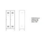 armadio spogliatoio locker duoplus 2 ante dimensioni