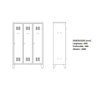 armadio spogliatoio locker duoplus 3 ante dimensioni