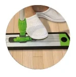 Utensile per la pulizia di pavimenti in legno e parquet, forma rettangolare, 55 cm