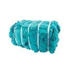 Pezzame in cotone verde lenzuolato per pulizia industriale, 20 kg