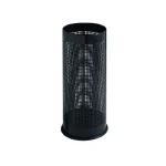 portaombrelli acciaio nero traforato 25 l