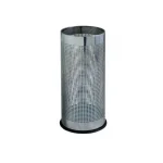 portaombrelli inox acciaio lucido traforato 25 l
