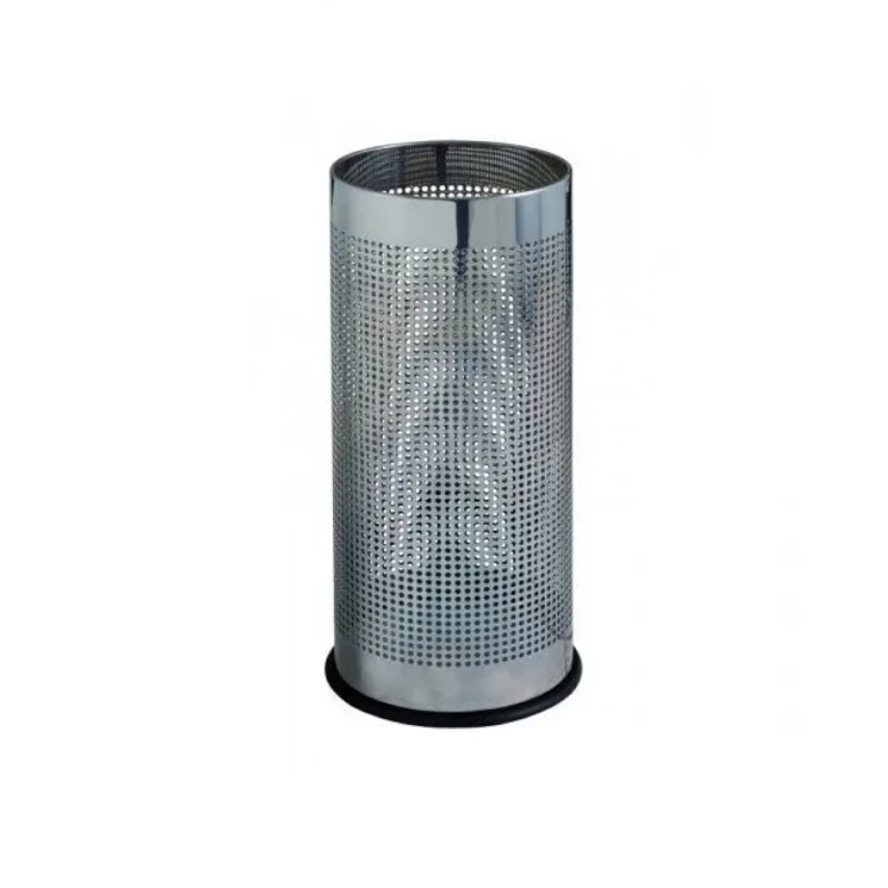 portaombrelli inox acciaio lucido traforato 25 l