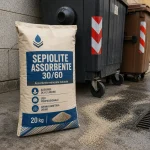 sepiolite assorbi olio naturale