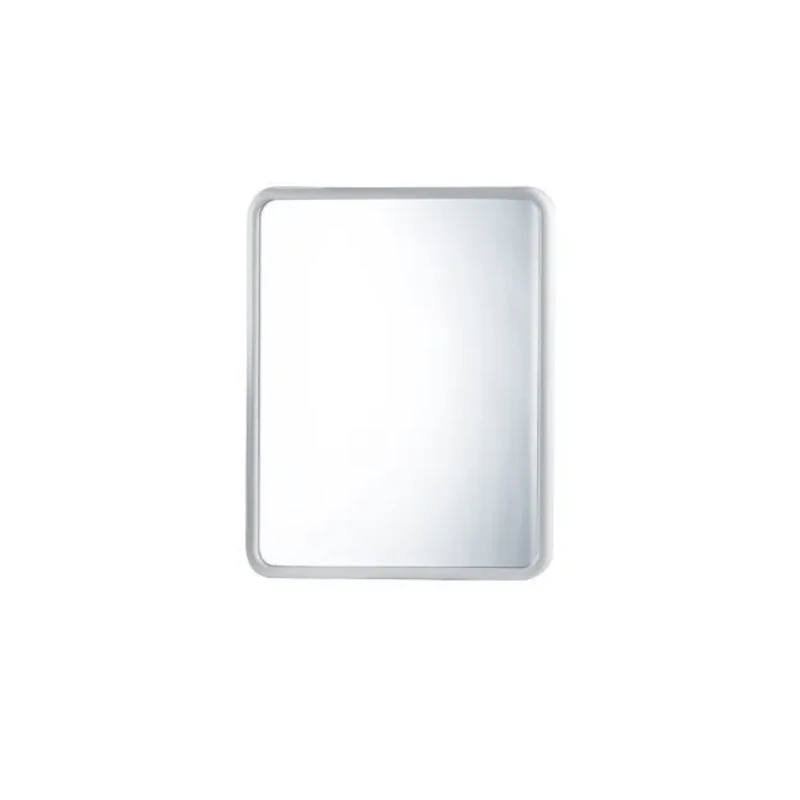 specchiera rettangolare bianca da spogliatoio bagno 68×56 cm
