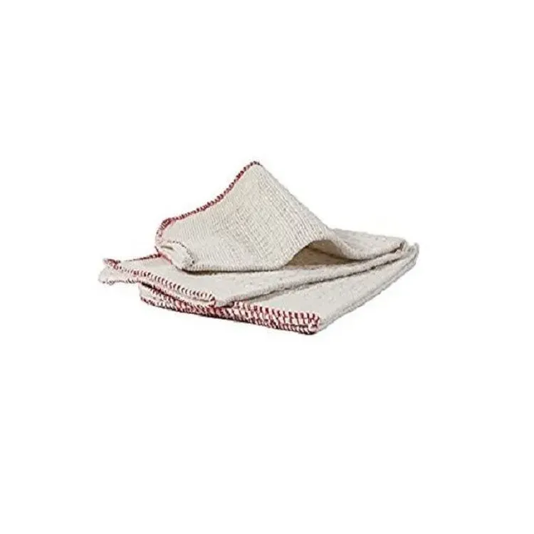 straccio per pavimenti in cotone bianco assorbente 55x40cm