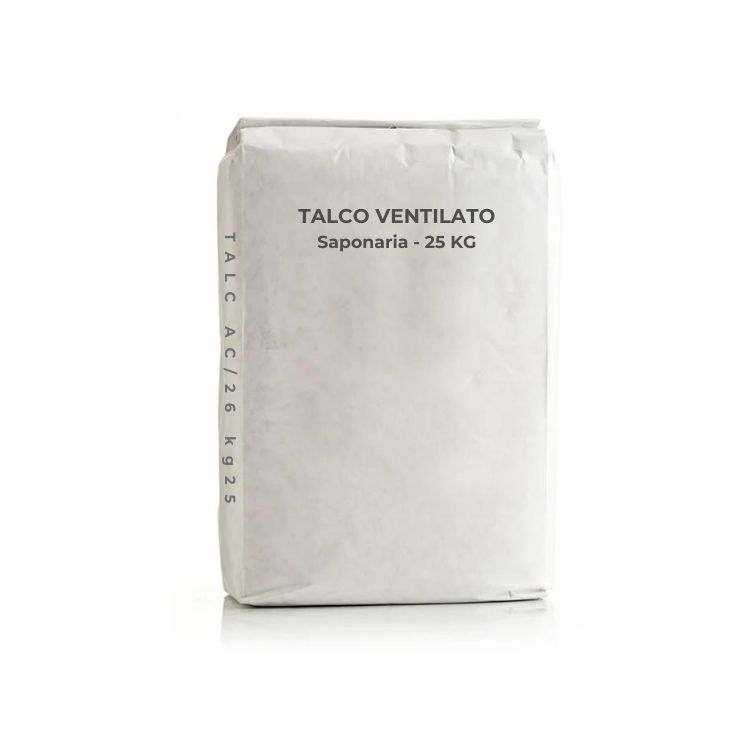 Talco industriale bianco di saponaria 25 kg
