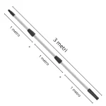 asta telescopica alluminio 3 metri 1+1+1 leva ragnatele