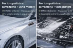 detersivo polvere idropulitrice professionale carrozzeria vano motore
