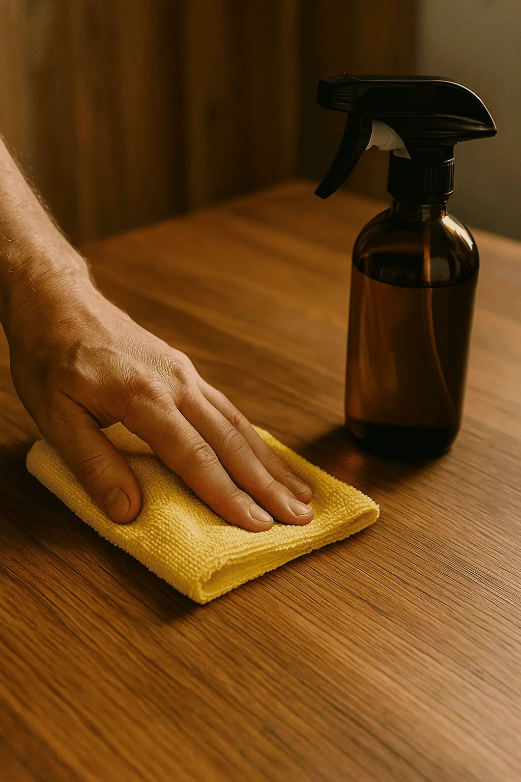 lavare parquet con mop in microfibra