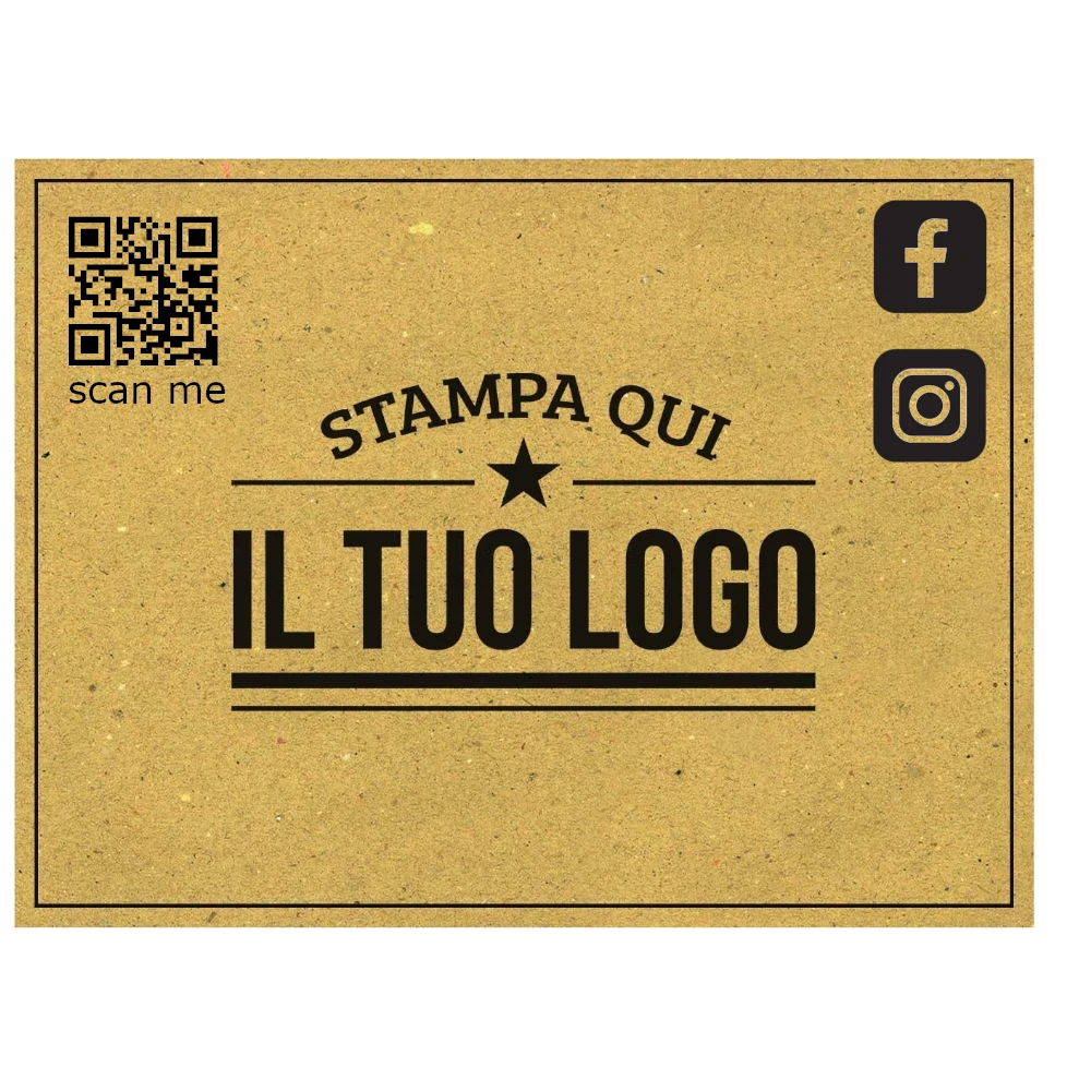 stampa logo menu ristorante trattoria su tovagliette cartapaglia 30X40