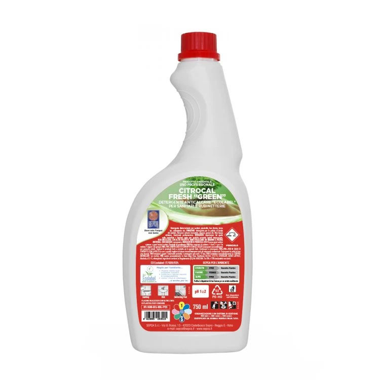 anticalcare ecolabel bagno citrocal frfesh green 750ml