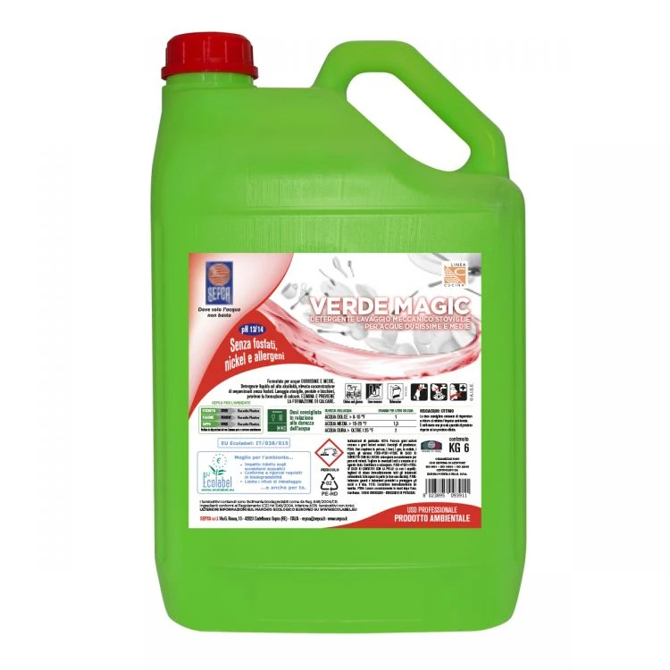detergente lavaggio stoviglie ecolabel acque dure