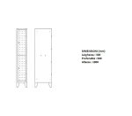armadio spogliatoio a 2 posti multiplus design