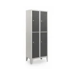 armadio spogliatoio multiplus design 4 posti graffite 610x500x1800mm