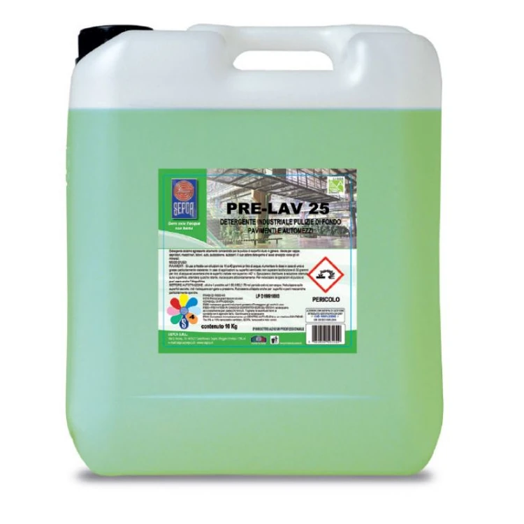 prelav 25 detergente industriale automezzi e pavimenti