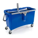secchio in plastica 20 lt con manico blu